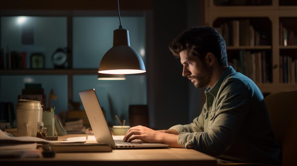 How many watts does a desk lamp use